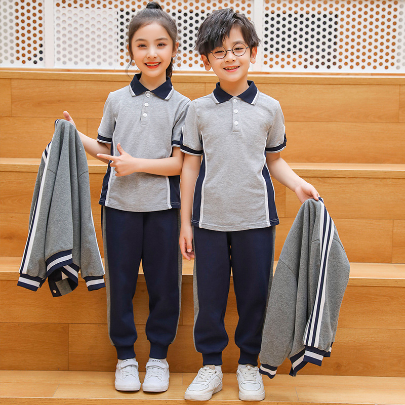 幼儿园园服春秋款棒球服三件套装小学生校服班服运动服英伦风定制